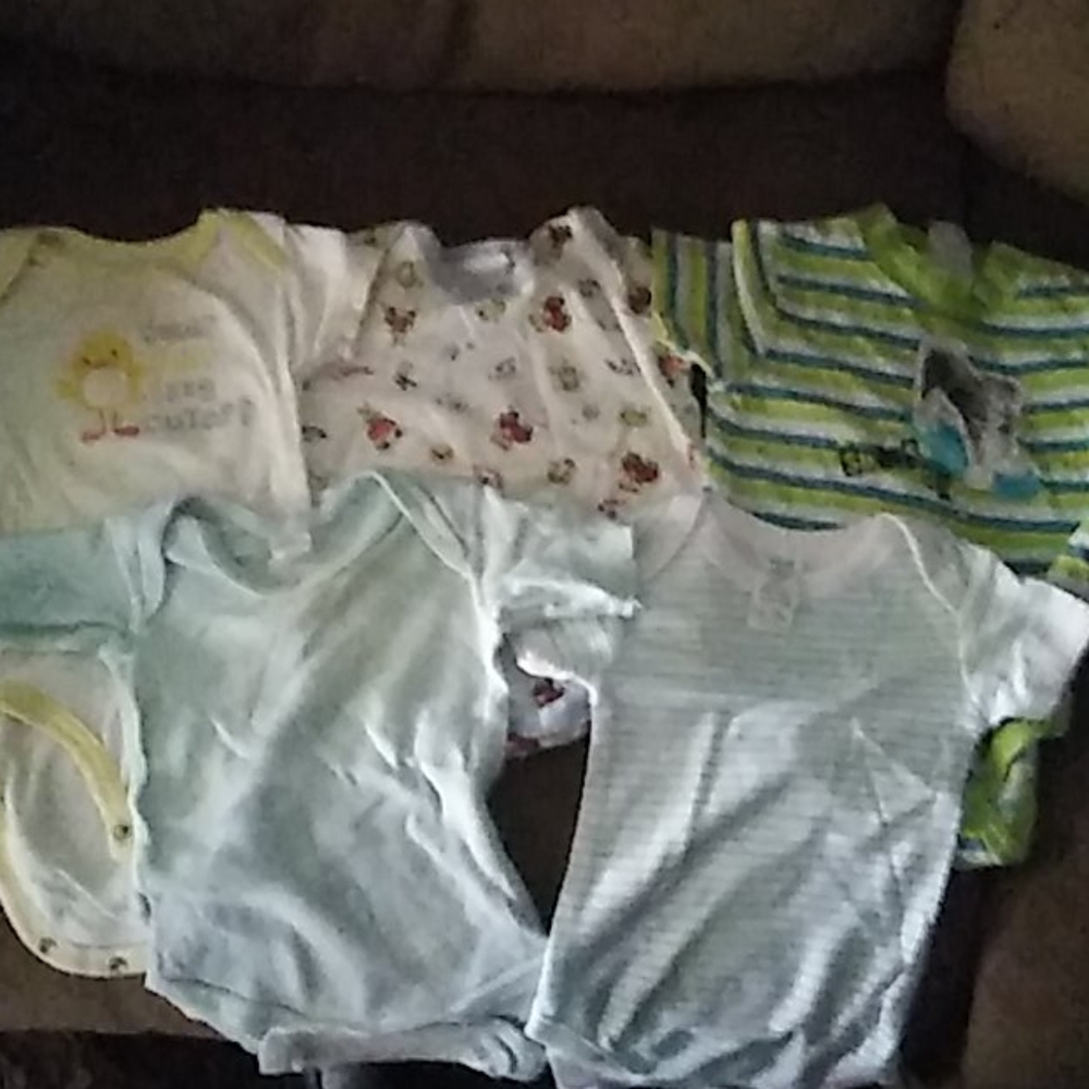 5 onesies 1 to 3 months